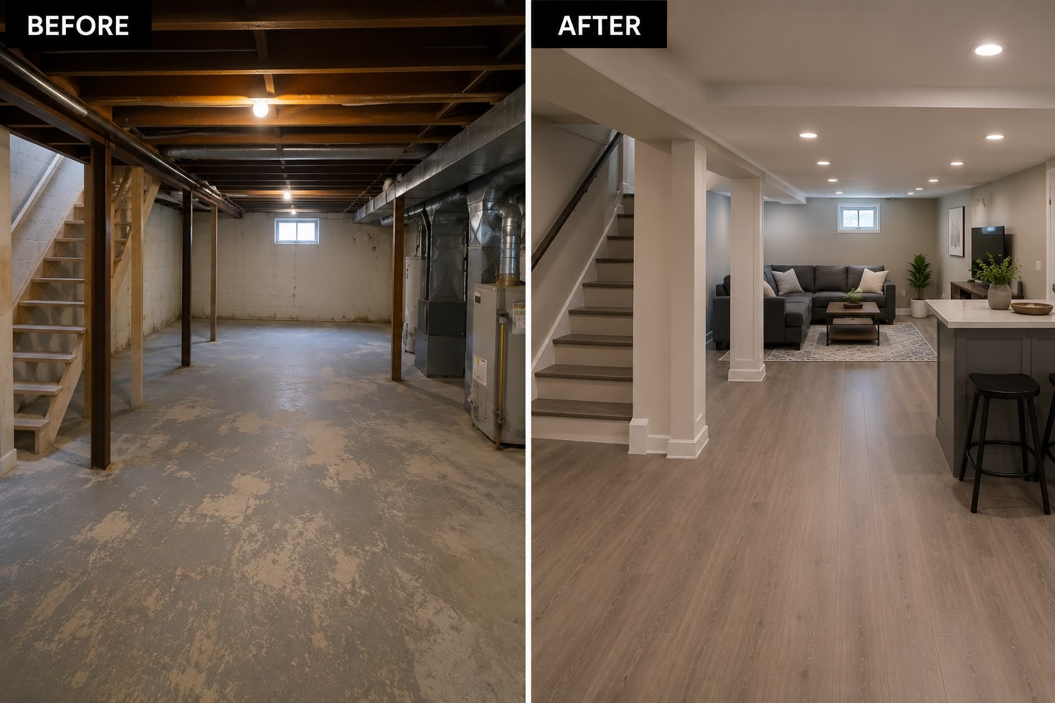Basement renovation
